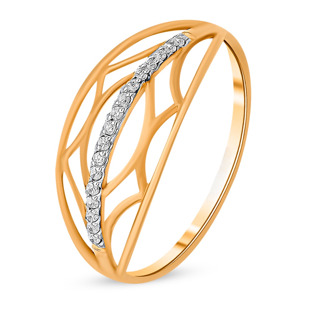 

Кольцо из красного золота с фианитом р.  585Gold 399000171, 399000171