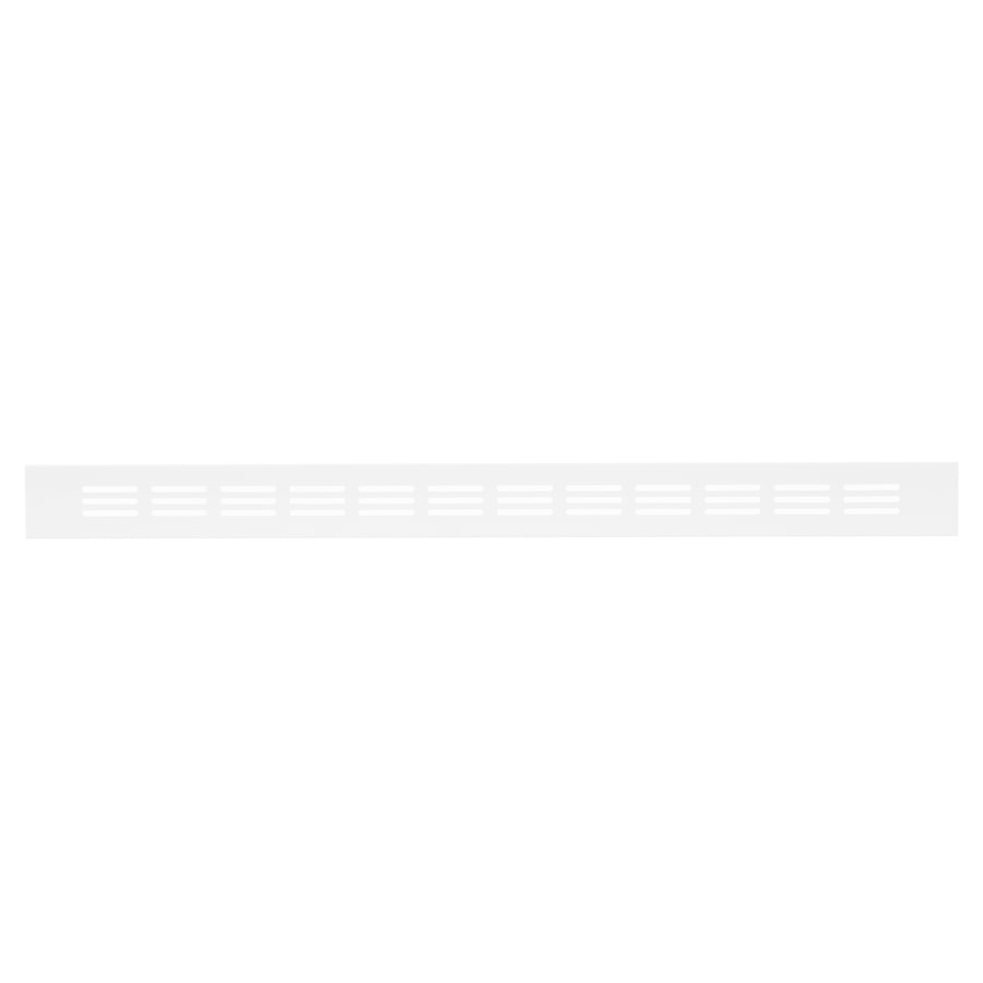 Вентиляционная решетка Благовест 40x500, белая металлическая благовест