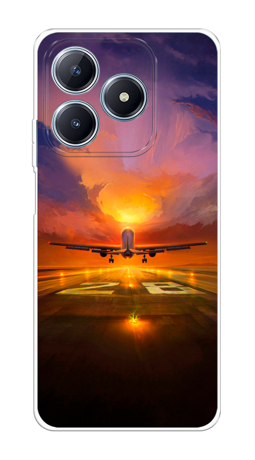 

Чехол Case Place на Realme C63 "Самолет на посадке", Оранжевый;синий, 2517350-1