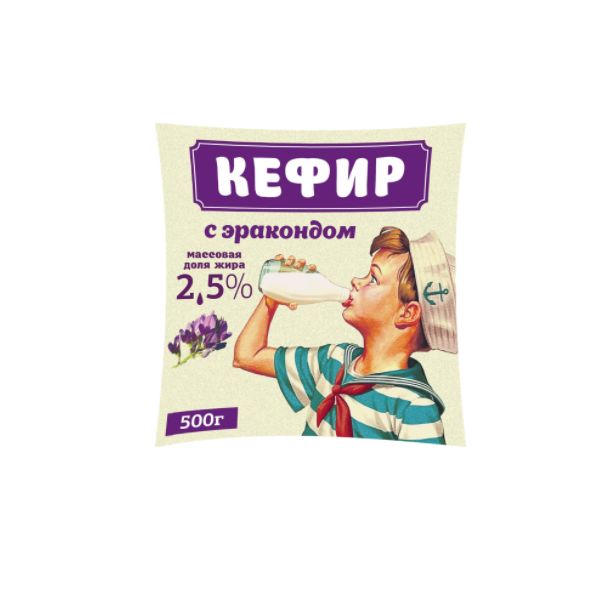 

Кефир СТМК Надежда с эракондом 2,5% БЗМЖ 500 мл