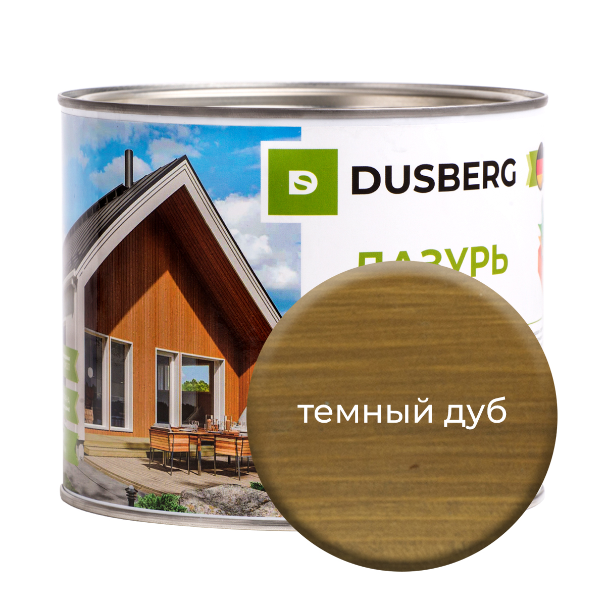 лазурь dusberg для дерева 10 л темный дуб Лазурь Dusberg для дерева 2 л Темный дуб