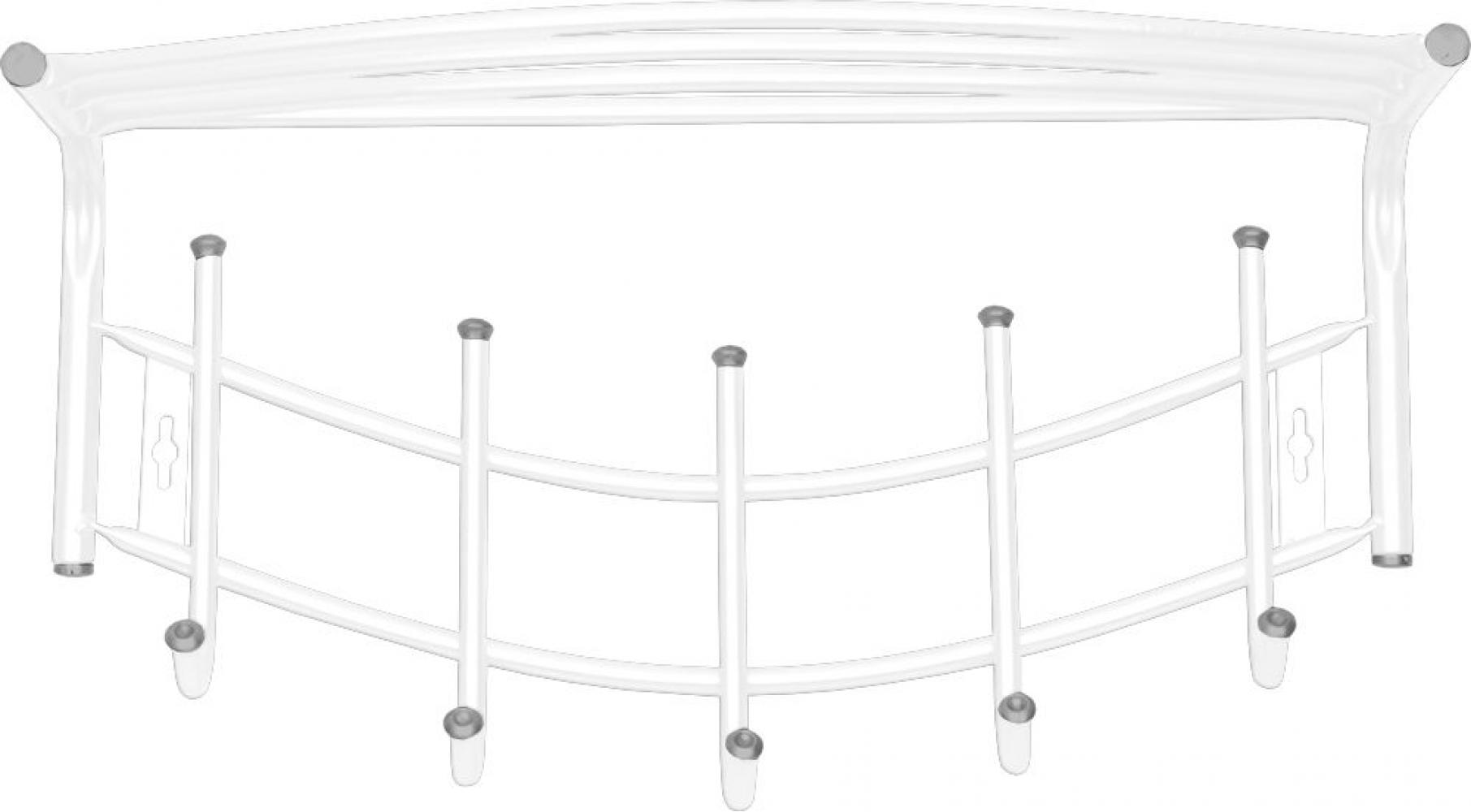 

Настенная вешалка НИКА ВНП4 (White), Белый, ВНП4