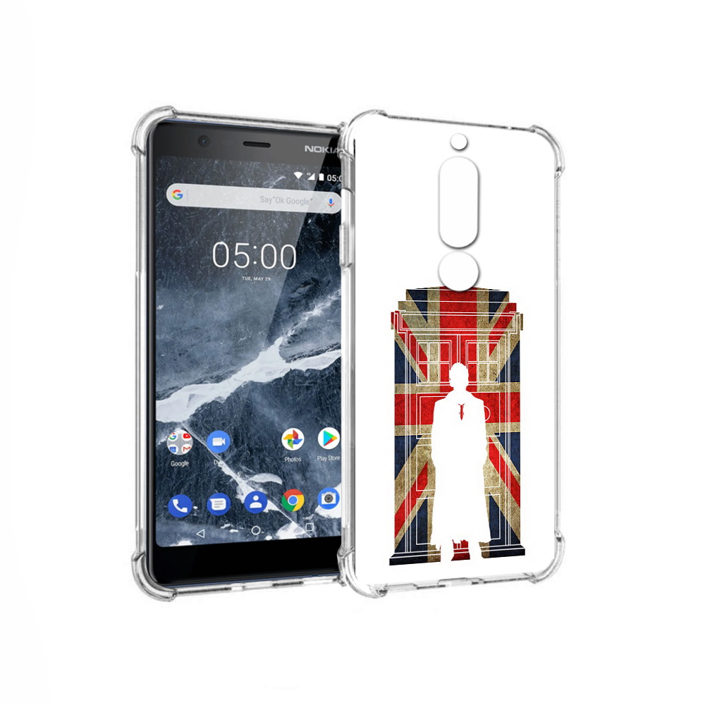 

Чехол MyPads Tocco для Nokia 5.1 шерлок холмс (PT114144.121.699), Прозрачный, Tocco