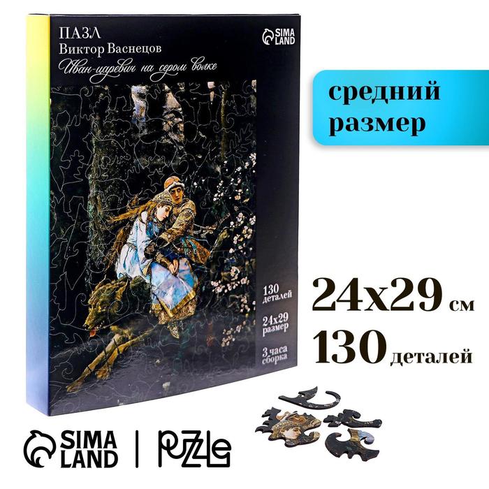 

Пазл фигурный. Виктор Васнецов «Иван-царевич на Сером Волке»
