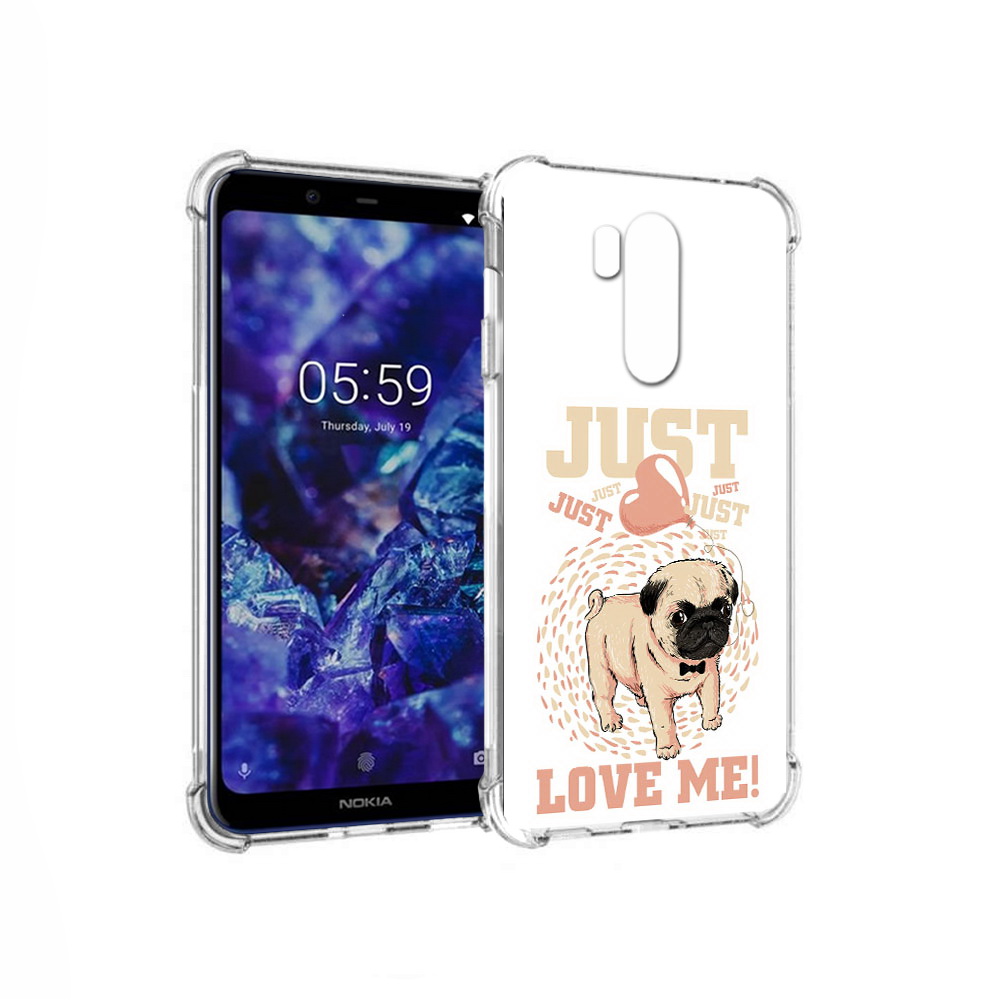 

Чехол MyPads Tocco для Nokia X7 Люби меня (PT123767.122.109), Прозрачный, Tocco