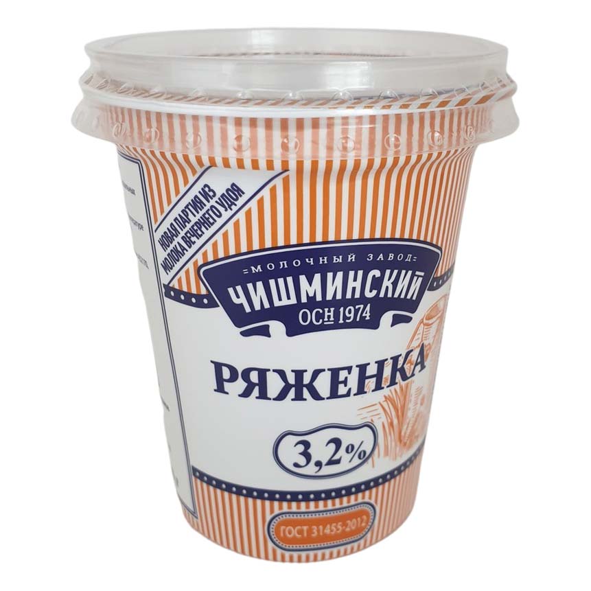 

Ряженка Чишминский МЗ 3,2% 400 мл