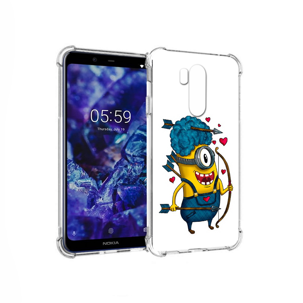 

Чехол MyPads Tocco для Nokia X7 Миньон купидон (PT123767.122.117), Прозрачный, Tocco