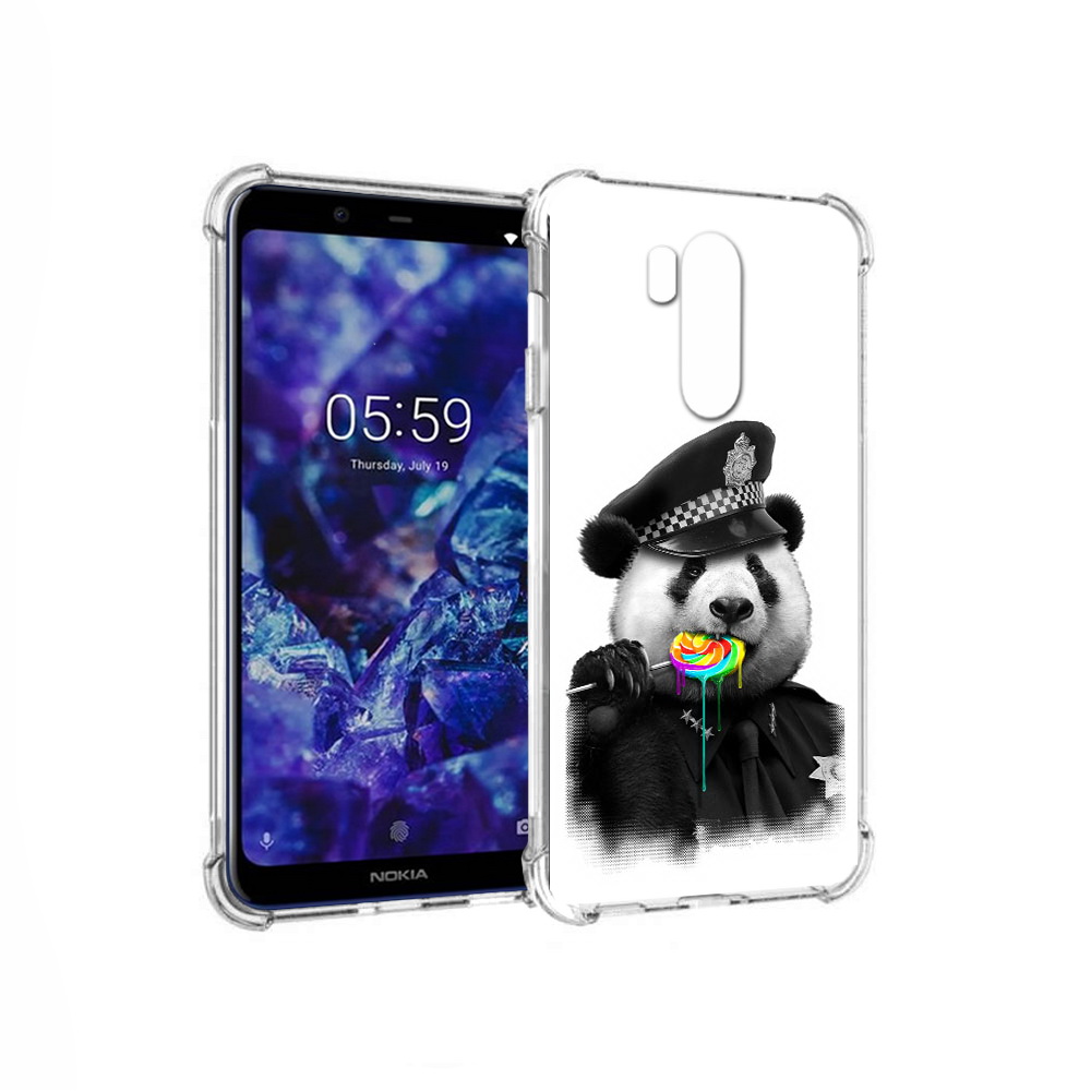 

Чехол MyPads Tocco для Nokia X7 Панда полиция (PT123767.122.130), Прозрачный, Tocco