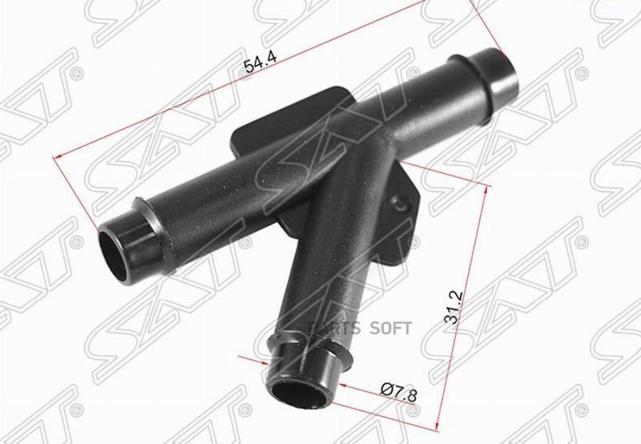 SAT ST-M11124 Клипса соединитель трубок MITSUBISHI/CHRYSLER Y-type 1 шт. 1шт