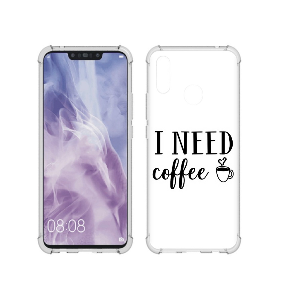 

Чехол MyPads Tocco для Huawei Nova 3i Мне нужен кофе (PT227100.63.121), Прозрачный, Tocco