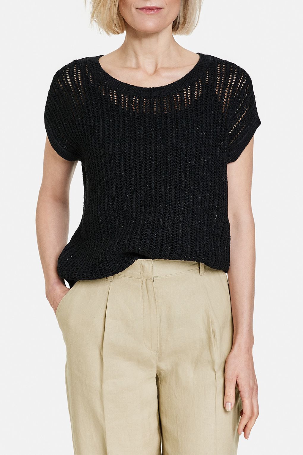 

Джемпер женский Gerry Weber 171019-35714 черный 44, 171019-35714