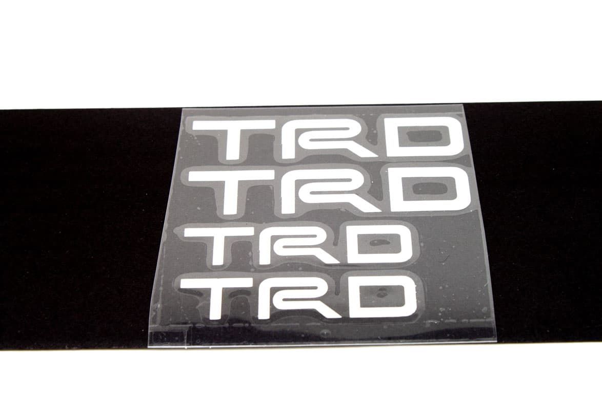 

Наклейки на суппорта TRD белые