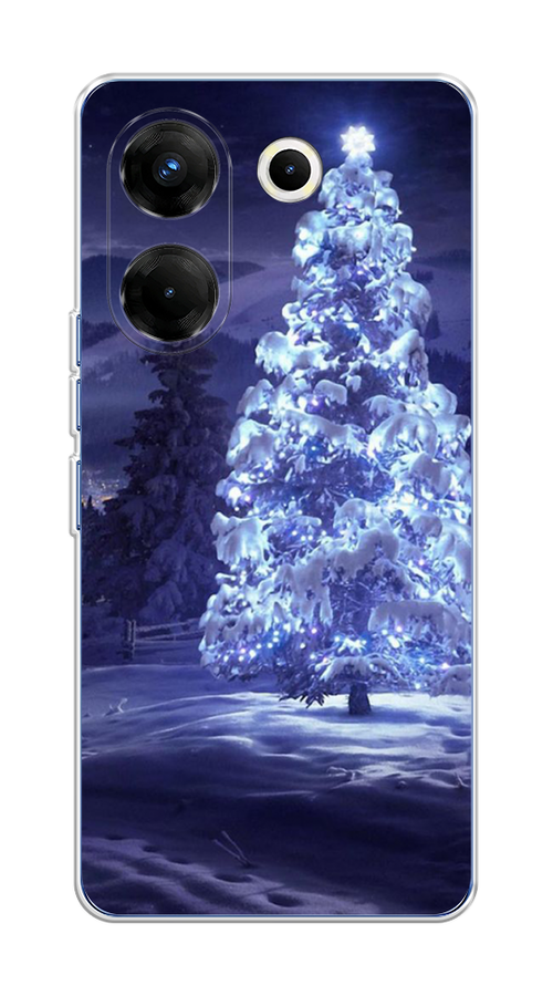 

Чехол на Tecno Camon 20 Pro 5G "Зима 4", Синий;черный;белый, 304050-2