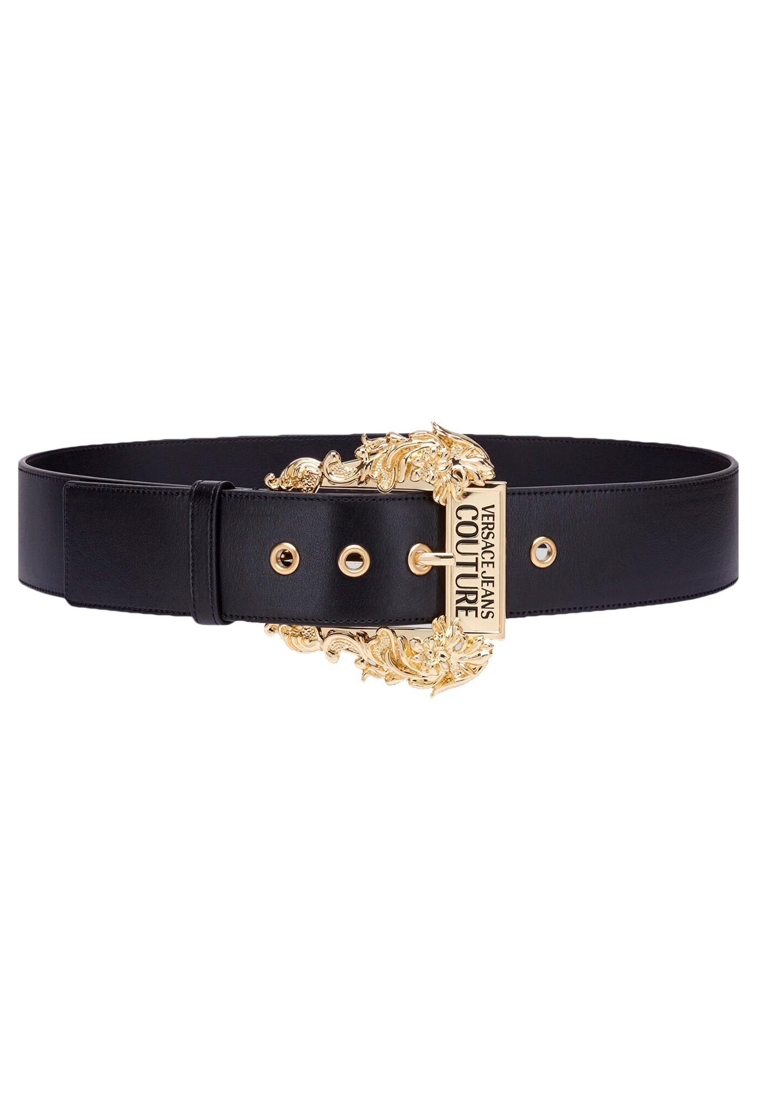 

Ремень из натуральной кожи VERSACE JEANS COUTURE D8VZAF0271627899 557478 Черный, D8VZAF0271627899