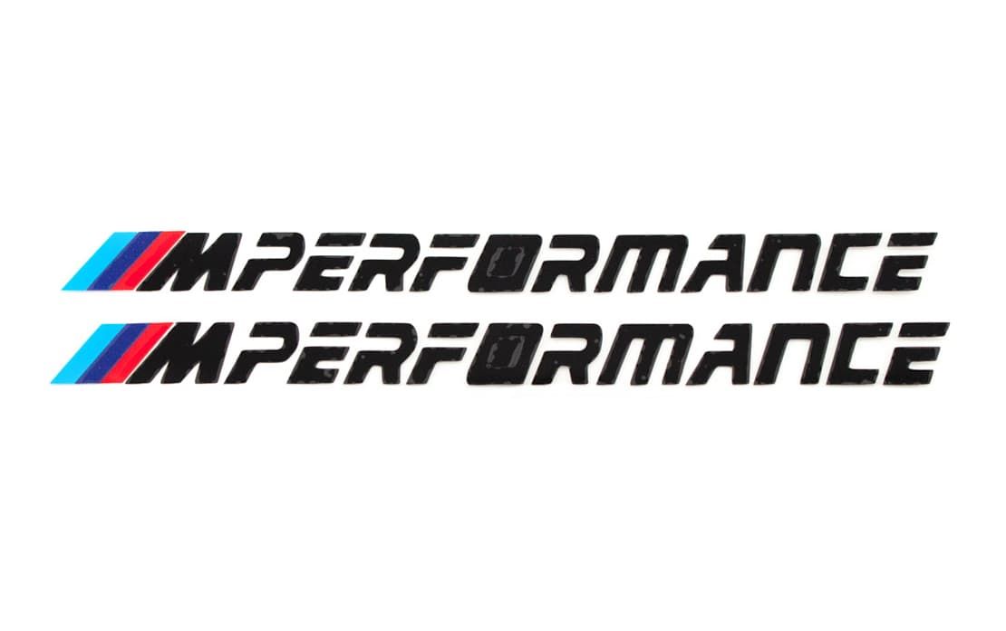 

Наклейки черные на двери BMW M-performance