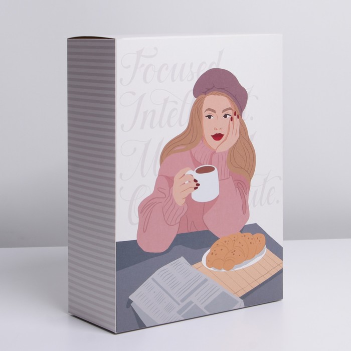 

Коробка складная «GIRL», 22 х 30 х 10 см, Разноцветный