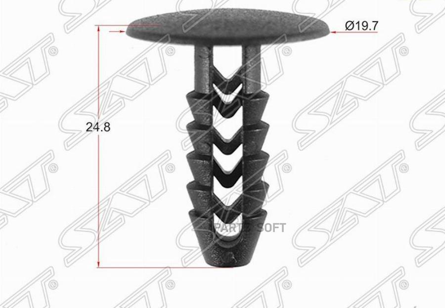 

SAT ST-M11341 Клипса обшивки ALFA ROMEO/FIAT 1 шт. 1шт