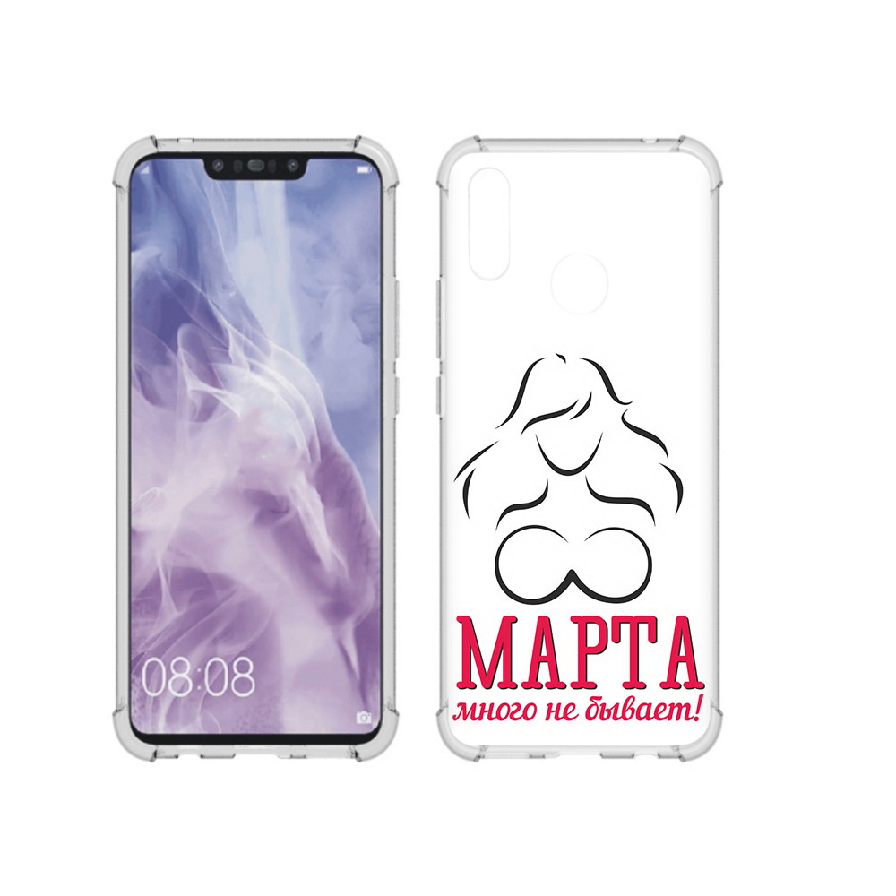 

Чехол MyPads Tocco для Huawei Nova 3i 8 марта много не бывает (PT227100.63.17), Прозрачный, Tocco