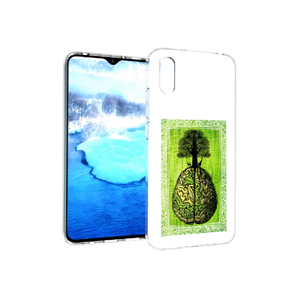 

Чехол MyPads Tocco для Xiaomi Redmi 9A абстракция здоровый мозг (PT151022.270.211), Прозрачный, Tocco
