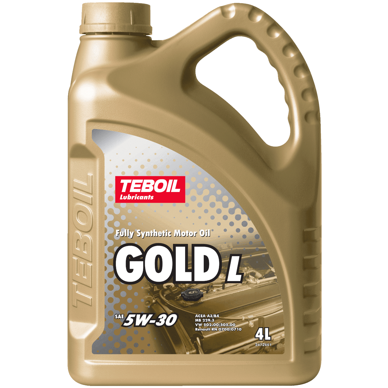 Моторное масло TEBOIL Gold L 5W30 4л