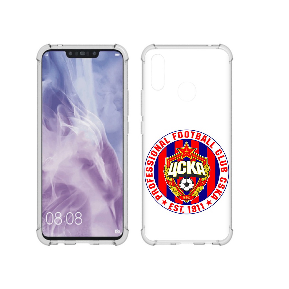 

Чехол MyPads Tocco для Huawei Nova 3i ФК ЦСК логотип (PT227100.63.178), Прозрачный, Tocco