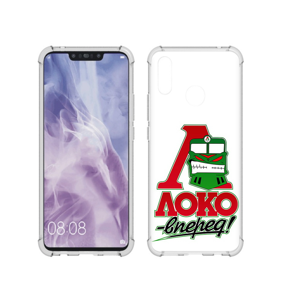 

Чехол MyPads Tocco для Huawei Nova 3i ФК локо вперед (PT227100.63.181), Прозрачный, Tocco
