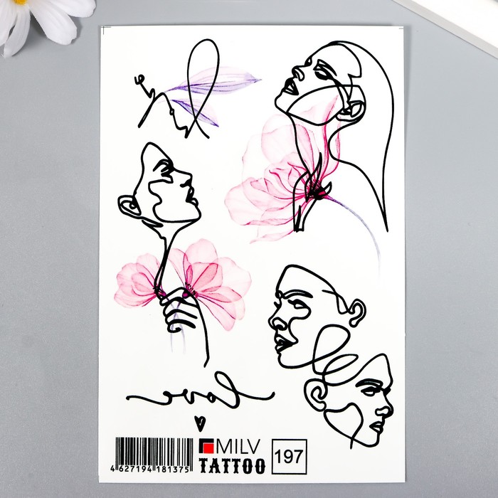 

Татуировка на тело "Love" 10х15 см