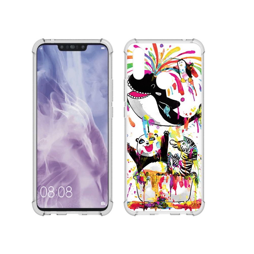 

Чехол MyPads Tocco для Huawei Nova 3i Хиппи кит (PT227100.63.191), Прозрачный, Tocco