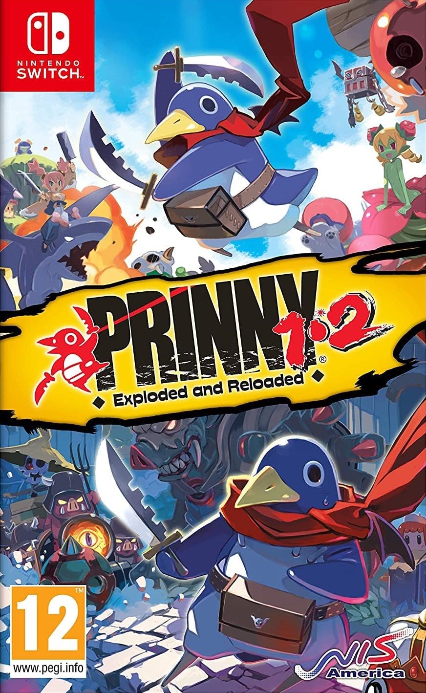 Игра Prinny 12 Exploded and Reloaded Nintendo Switch полностью на иностранном языке 8290₽