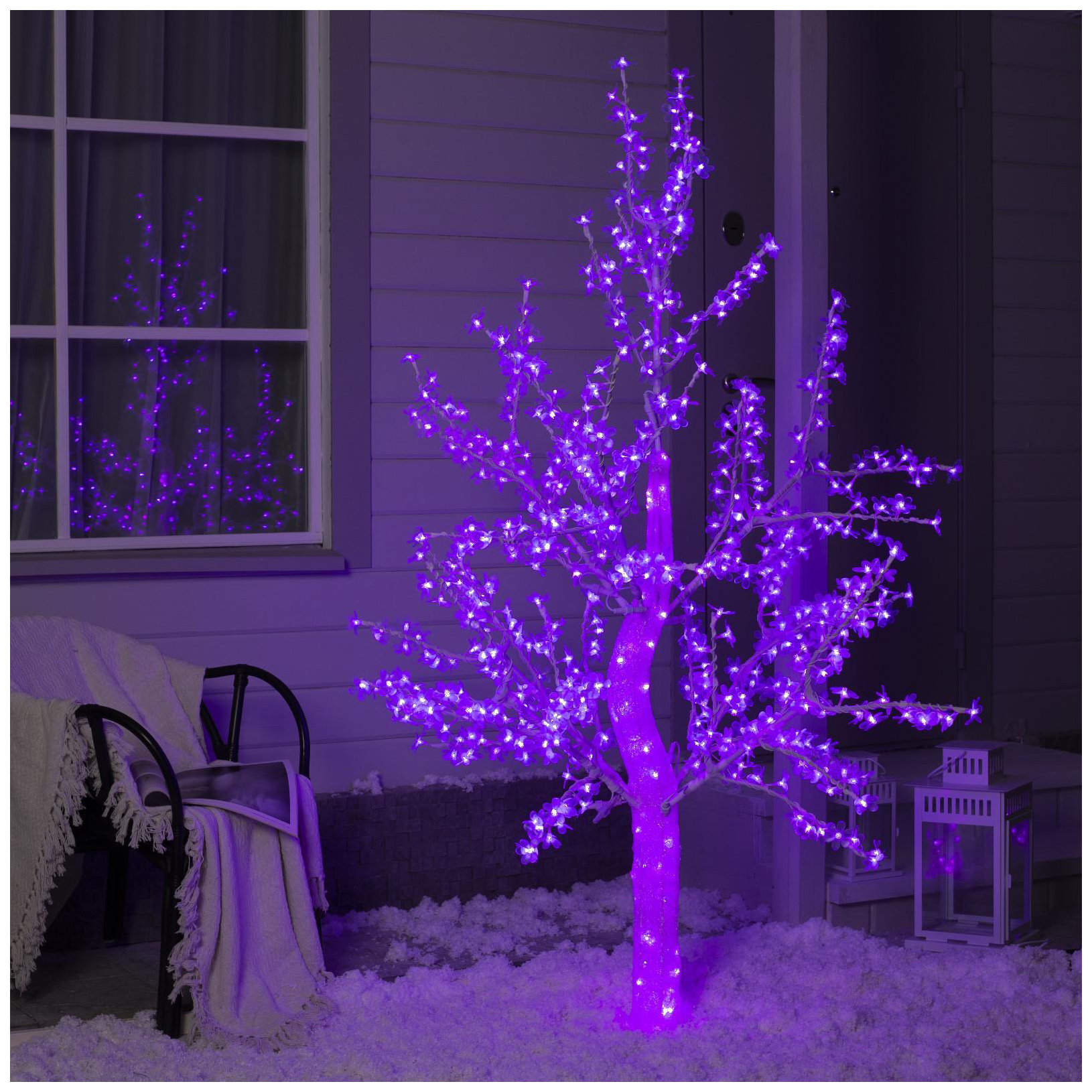 

Световое дерево Luazon Lighting Уличный 2317317 разноцветный/RGB, Уличный