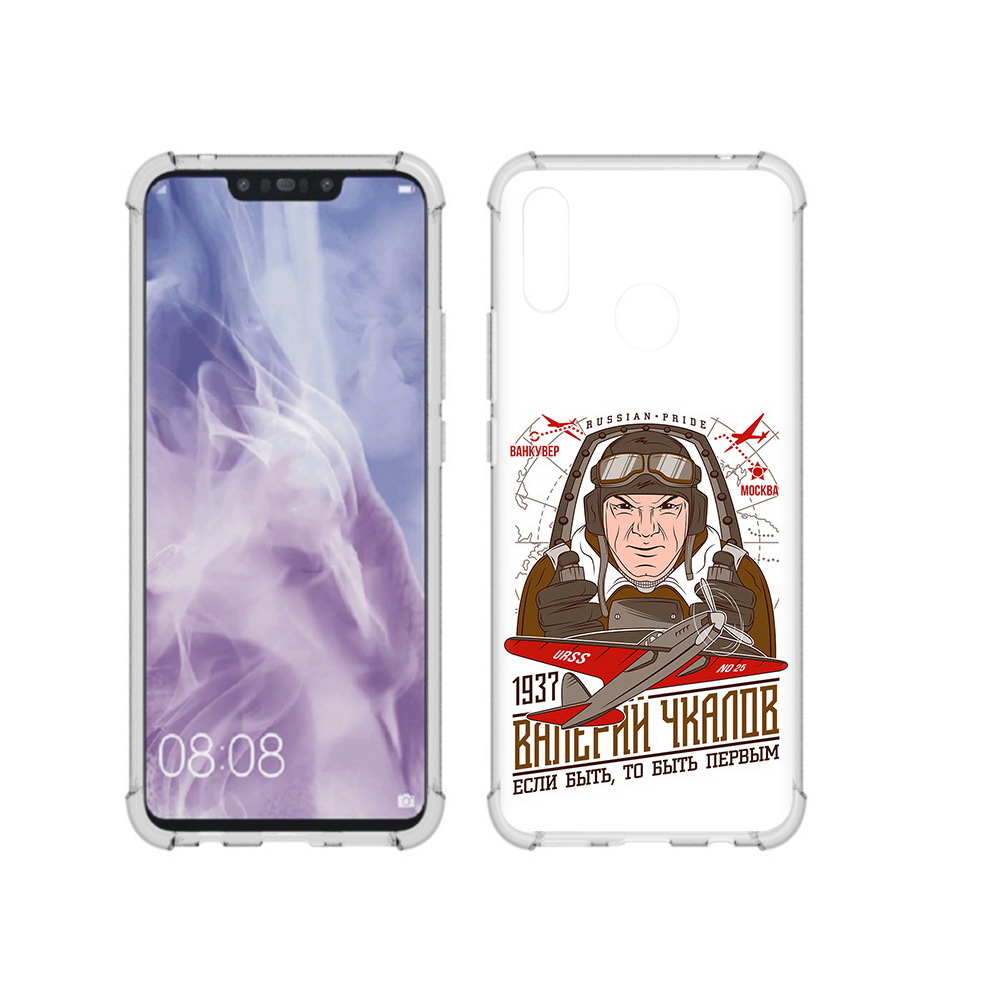 

Чехол MyPads Tocco для Huawei Nova 3i Чкалов (PT227100.63.200), Прозрачный, Tocco