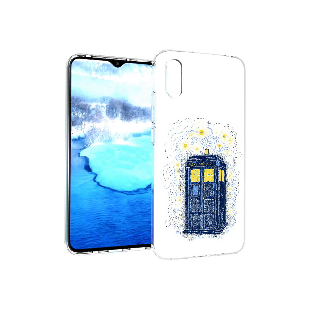 

Чехол MyPads Tocco для Xiaomi Redmi 9A будка рисунок (PT151022.270.249), Прозрачный, Tocco