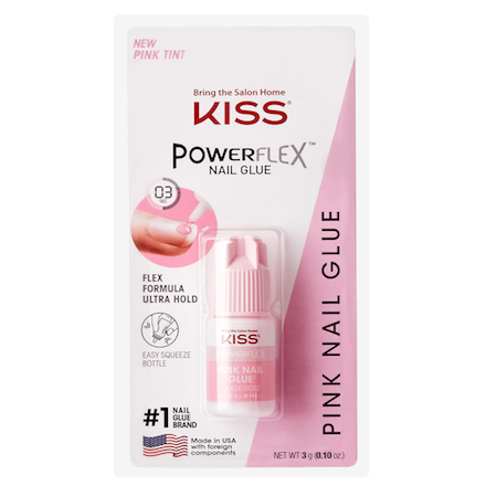 фото Клей для типсов kiss powerflex pink 3 г