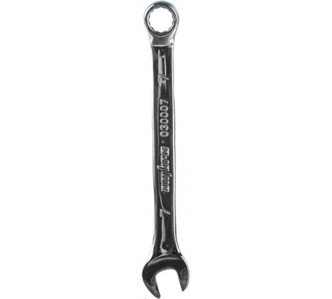 Ключ Гаечный Комбинированный, 7 Мм OMBRA арт. 030007 ключ зубр 27087 08 z01 комбинированный гаечный 8 мм