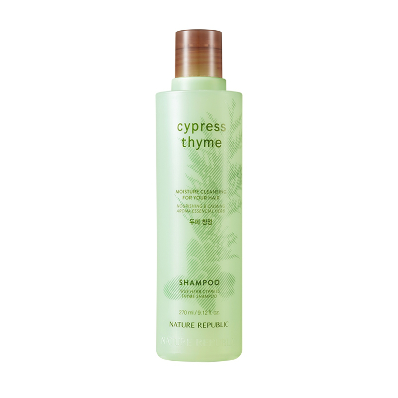 Купить Шампунь на травах для волос NATURE REPUBLIC TRUE HERB SHAMPOO (Cypress Thyme), 270 мл, шампунь для волос
