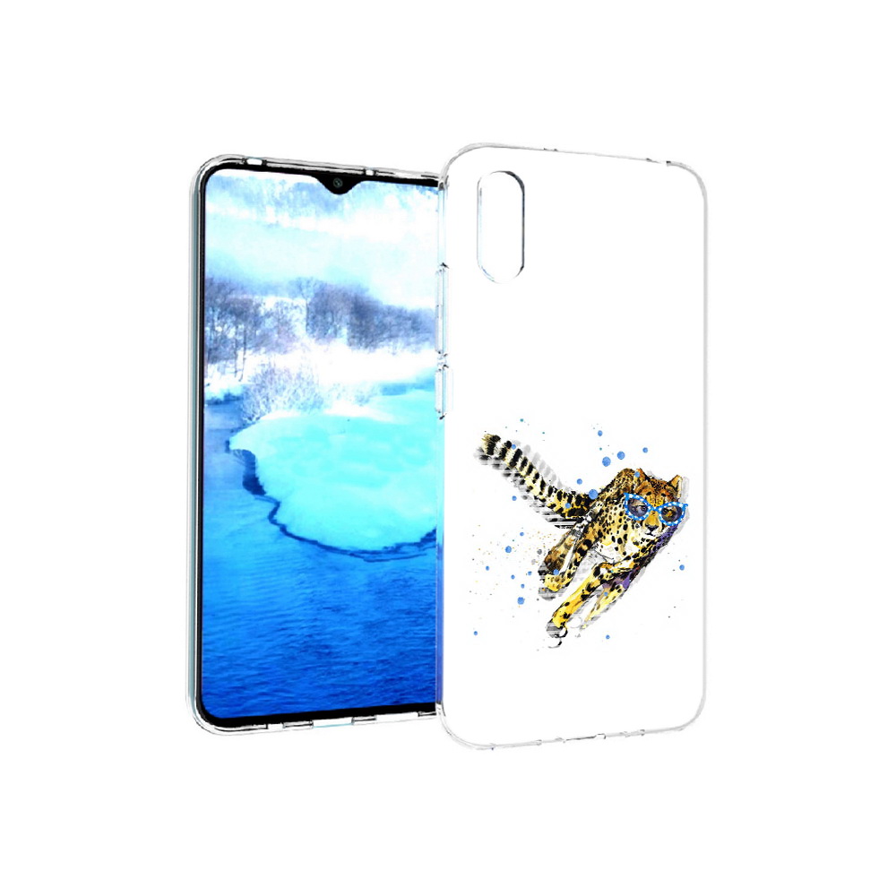 

Чехол MyPads Tocco для Xiaomi Redmi 9A гепард в очках (PT151022.270.287), Прозрачный, Tocco