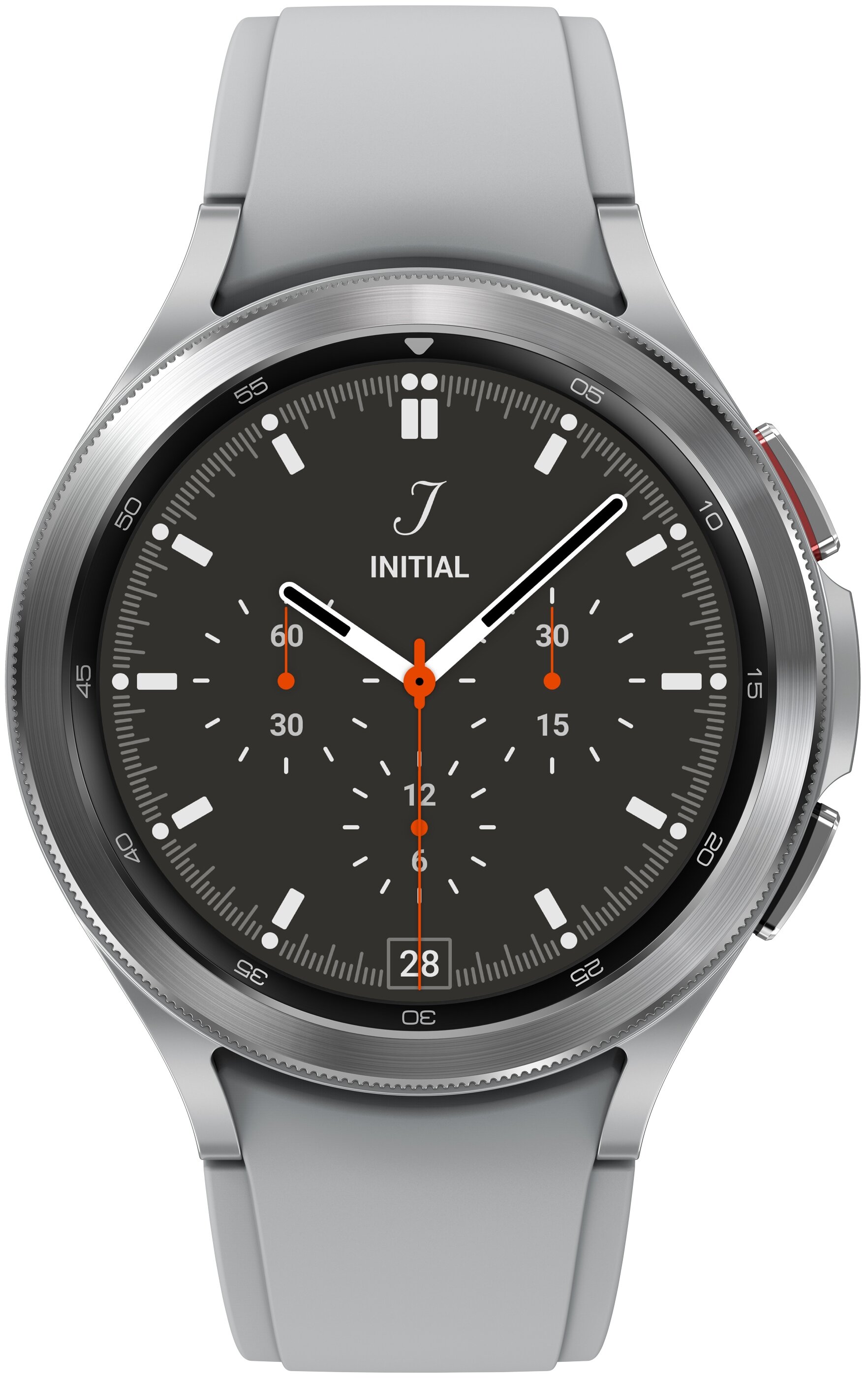 фото Смарт часы samsung galaxy watch4 classic 46 мм wi-fi nfc, серебро