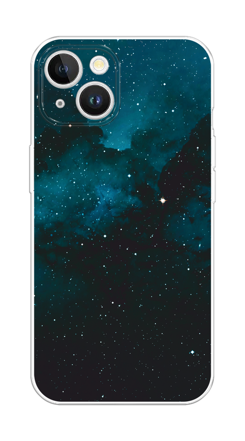 

Чехол на Apple iPhone 15 Plus "Синий космос", 15650-1