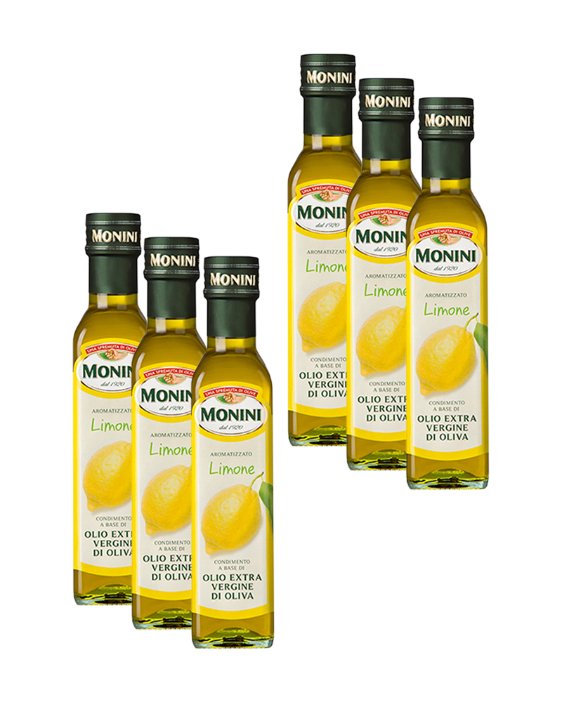 Масло оливковое Monini Экстра Вирджин Лимон стекло 0,25 л - 6 шт