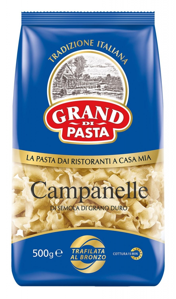 Макароны Grand Di Pasta Campanelle кампанелле, 450 г х 12 шт