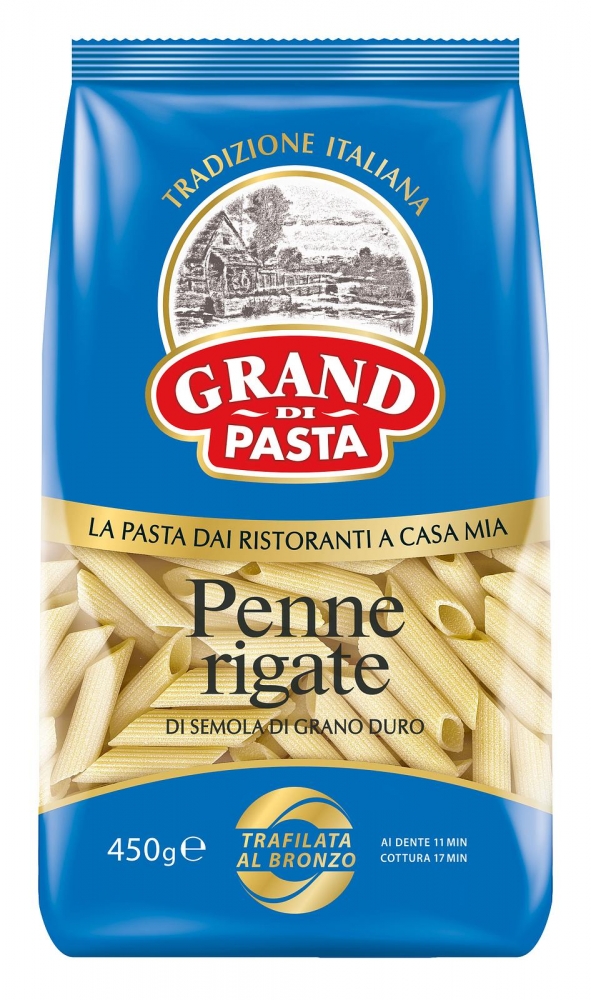 Перья Grand Di Pasta пенне, 450 г х 12 шт