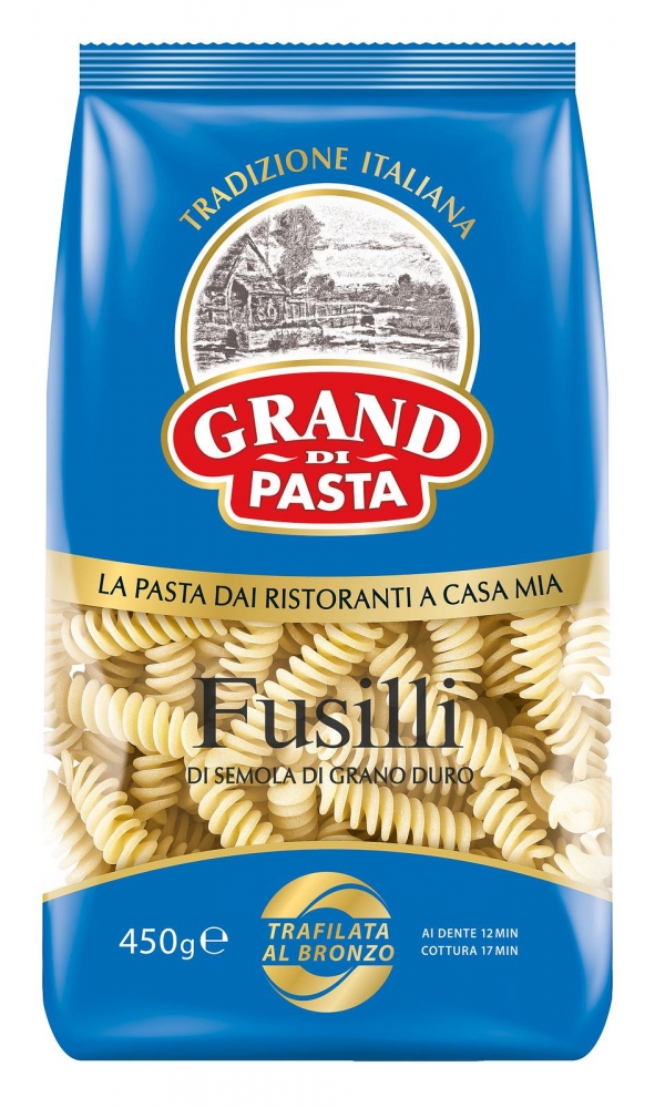 Спирали Grand Di Pasta фузилли, 450 г х 12 шт