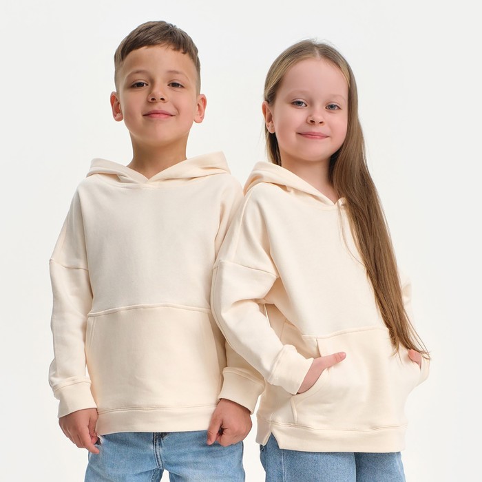 

Худи детское KAFTAN Basic line, размер 30 (98-104), цвет бежевый, 000681481