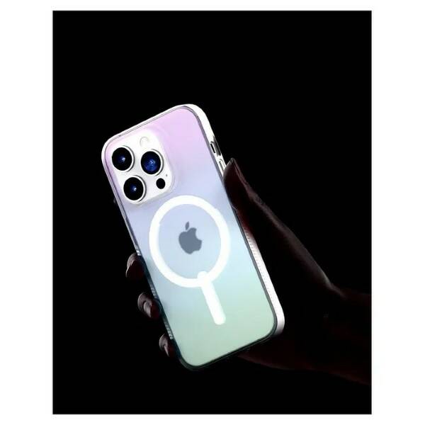 

Чехол пластиковый ZAGG Matte Iridescent Anti-Microbal SNAP Case с магнитом 14 Pro Max, Разноцветный, 14 Pro Max