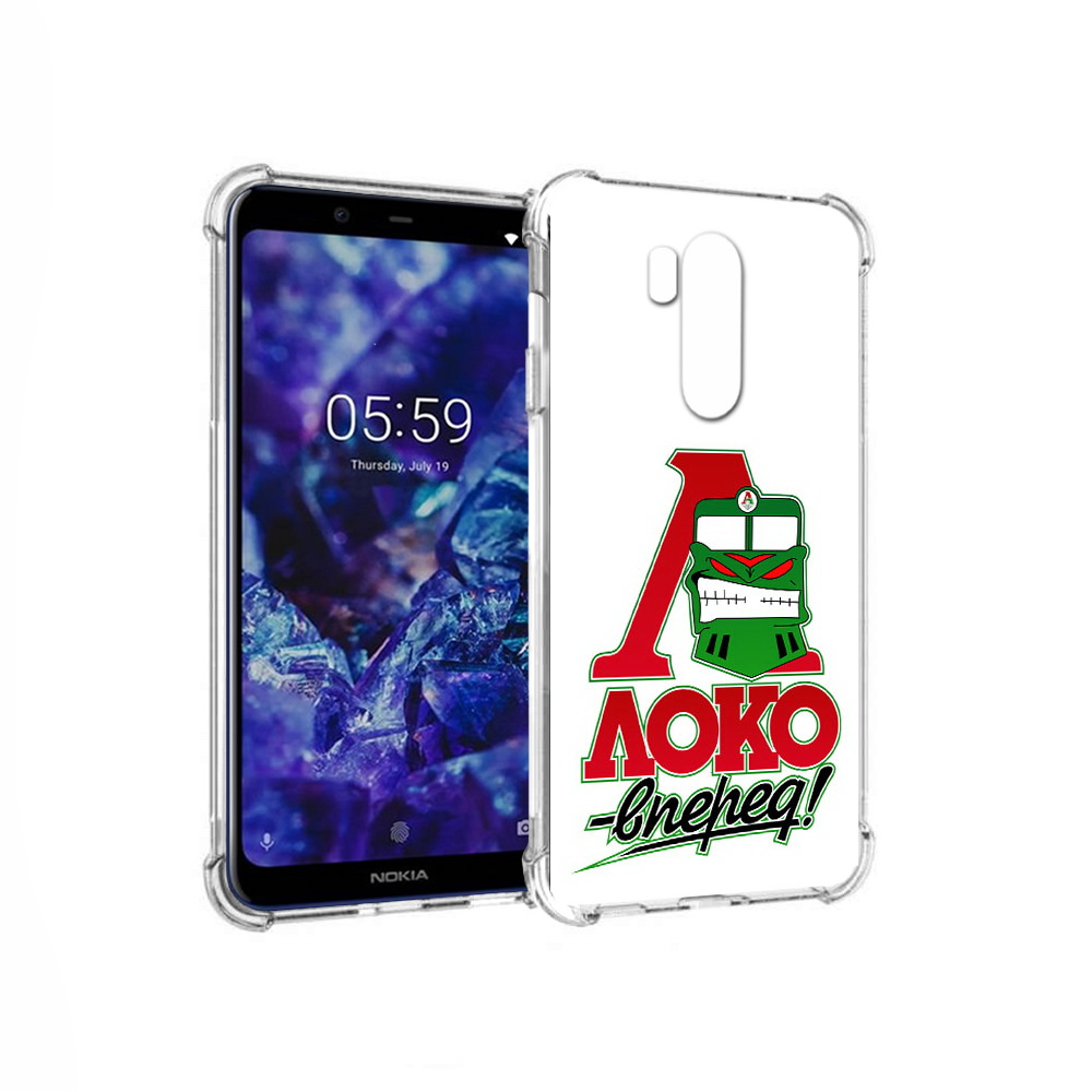 

Чехол MyPads Tocco для Nokia X7 ФК локо вперед (PT123767.122.181), Прозрачный, Tocco