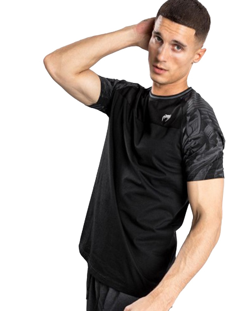 фото Футболка venum ykz21 black/black (xl)