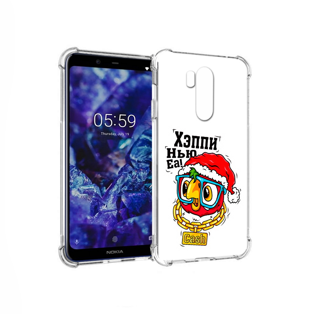 

Чехол MyPads Tocco для Nokia X7 Хэппи нью еа (PT123767.122.196), Прозрачный, Tocco