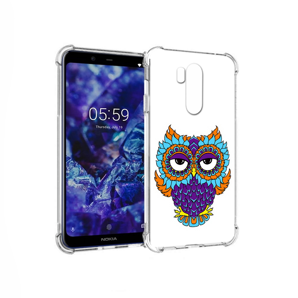 

Чехол MyPads Tocco для Nokia X7 Цветная сова (PT123767.122.198), Прозрачный, Tocco