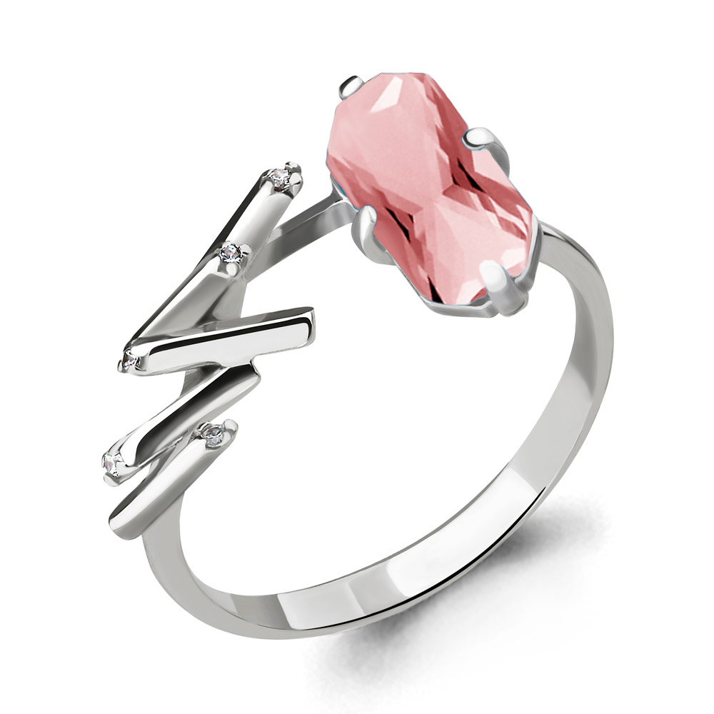 

Кольцо из серебра с морганитом р. 19 Aquamarine 6594790_925_р, 6594790_925_р