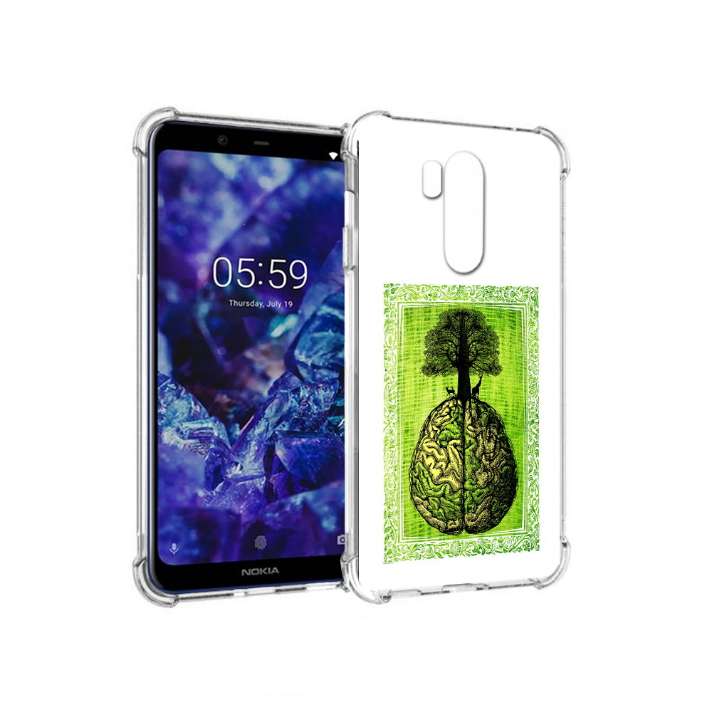 

Чехол MyPads Tocco для Nokia X7 абстракция здоровый мозг (PT123767.122.211), Прозрачный, Tocco